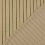 Bawełniana cretonna - Paski beżowo-zielone