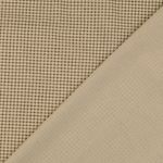 Bomull Cretonne Vintage - Rutig Beige Svart