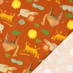 Jersey - Digitaal print Safari dieren Koper