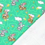 Jersey - Digitální tisk srdce trávově zelený