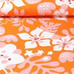 Bio Jersey - Hamburger Liebe Digitaldruck Al Lago Fiori Orange