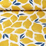 Bio Jersey - Hamburger Liebe Digitaldruck Al Lago Limone Gelb