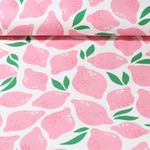 Ekologisk Jersey - Hamburger Liebe Digitalt tryck Al Lago Limone Rosa