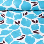 Bio Canvas - Hamburger Liebe Digitaldruck Al Lago Limone Türkis