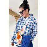 Bio Jacquard Jersey - Hamburger Liebe Al Lago Punti Doubleface Blau-2