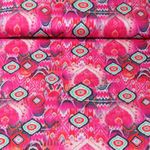 Baumwoll-Popeline - Digitaldruck Batik Fuchsia