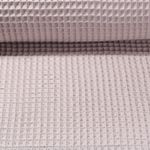 Baumwolle Waffelpiqué - XL Waffel Saunatuch Beige