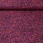 Viskose Stretch - Punkte Abstrakt Beere