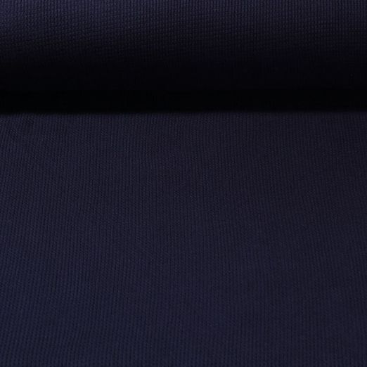 Waffeljersey Smilla - Uni Navy