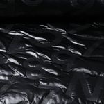 Tissu pour veste matelassée - Chiffres et numéros en relief Noir