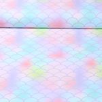 Sport- & Bademodenstoff - Fishskin Pastell UPF50 Chlorresistent-0