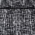 Romanit Jersey - Travel Black-White Gitter