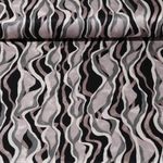 Viskose Satin - Girlande Grau Multicolor