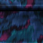 Viskose Satin - Farbverlauf Petrol