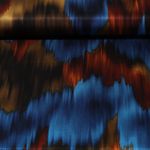 Viskose Satin - Farbverlauf Blau