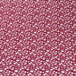 Netzstoff Spider - Voile Weinrot