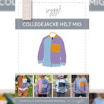 College Jacke - Helt mig 128-170 - Schnittmuster eBook-1