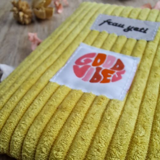 Polsterstoff Cord Capri Medium Gelb Snaply