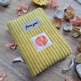 Polsterstoff Cord Capri Medium Gelb Snaply