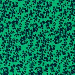 Viskose-Popeline - Bambus Blätterzweige Grün