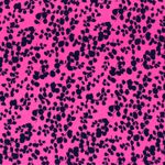 Popelina de viscosa - Hojas y ramas de bambú rosas