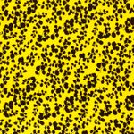 Popelina de viscosa - Ramas de bambú amarillas