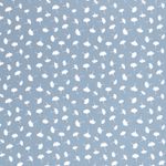 Popelina de viscosa - Bambú Hojas de Ginkgo Azul claro