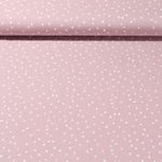 Viskose-Popeline - Bambus Punkte Altrosa