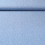 Viskose-Popeline - Bambus Punkte Hellblau