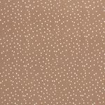 Viscose popeline - Bamboe stippen taupe