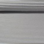 Jacquard Jersey - Streifen Midi Ecru Armygrün