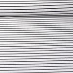 Jacquard Jersey - Streifen Maxi Ecru Armygrün