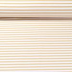 Jacquard Jersey - Streifen Maxi Ecru Ocker