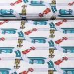 Coton - Circuit de course Gris