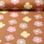 Sommersweat - French Terry Blüten Nougat