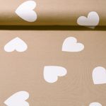 Sommersweat - French Terry Herzen Sand