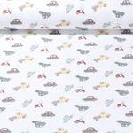 Jersey - Fahrzeuge Mit Augen Ecru