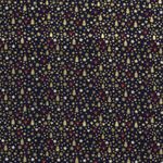 Bavlněný popelín - Vánoční stromeček zlatý námořnický