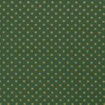 Popeline coton - Étoiles dorées sur vert sapin