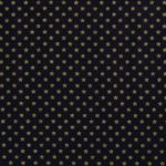 Popeline de coton - Étoiles dorées sur marine