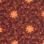 Katoenen popeline - Kerstballen mix Bordeaux Goud