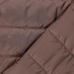 Vadderat jacktyg - Ränder 10 cm brun vadderad