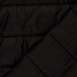 Vadderat jacktyg - Ränder 10 cm svart vadderad