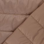 Quiltat jacktyg - Ränder 10 cm sand vadderad