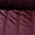 Gesteppter Jackenstoff - Streifen 10 cm Bordeaux Wattiert