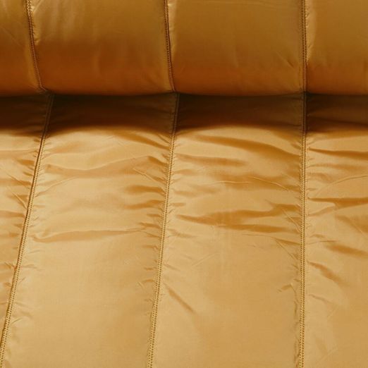 Tissu matelassé veste - Rayures 10 cm Ocre Ouaté