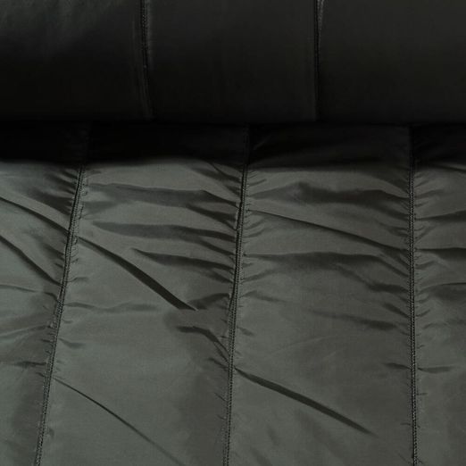 Tissu matelassé veste - Rayures 10 cm Vert militaire Ouaté