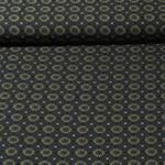 Viskose-Twill - Ornamente Oliv