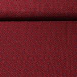 Twill de viscose - Mélange de mini motifs Bordeaux