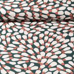 Canvas Beschichtet - Köper Blütenblätter Tannengrün Canvas Beschichtet - Köper Blütenblätter Tannengrün